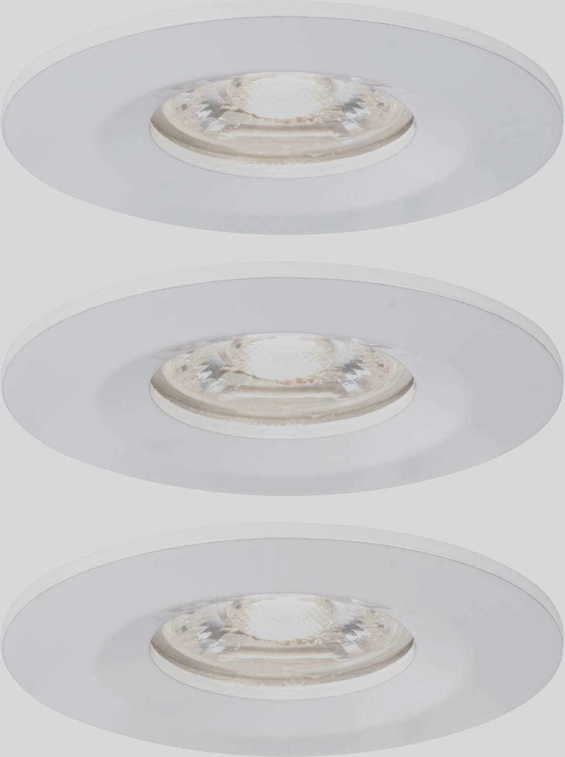 Paulmann 94299 EBL Nova mini Coin Luminaire à LED encastrable jeu de 3 LED 4 W blanc