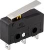 TRU COMPONENTS TC-9122112 Microrupteur 250 V/AC 5 A 1 x On/(On) à rappel 1 pc(s)
