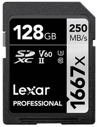 Lexar LSD128CB1667 Carte SDXC 128 GB Class 10