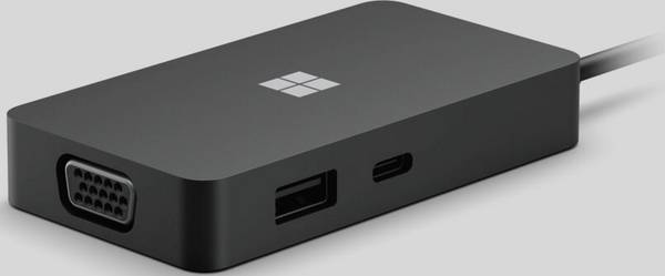 Microsoft Réplicateur de port  Microsoft USB-C Travel Hub - Dockingstation - USB-C Convient pour les marques: Microsoft Surface alimentation USB-C®