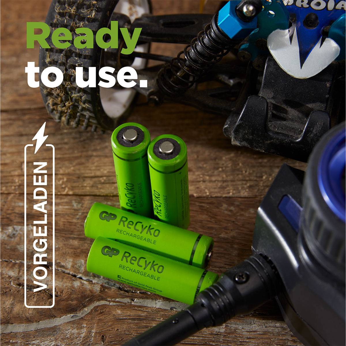 Pile rechargeable LR6 (AA) NiMH GP GPRCK130AA684C4 1300 mAh 1.2 V 4 pc(s)-8