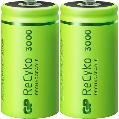 GP Batteries ReCyko+ Pile rechargeable LR14 (C) NiMH 3000 mAh 1.2 V 2 pc(s)