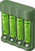 GP GPRCKCH421U349 Chargeur de piles rondes NiMH LR03 (AAA), LR6 (AA)