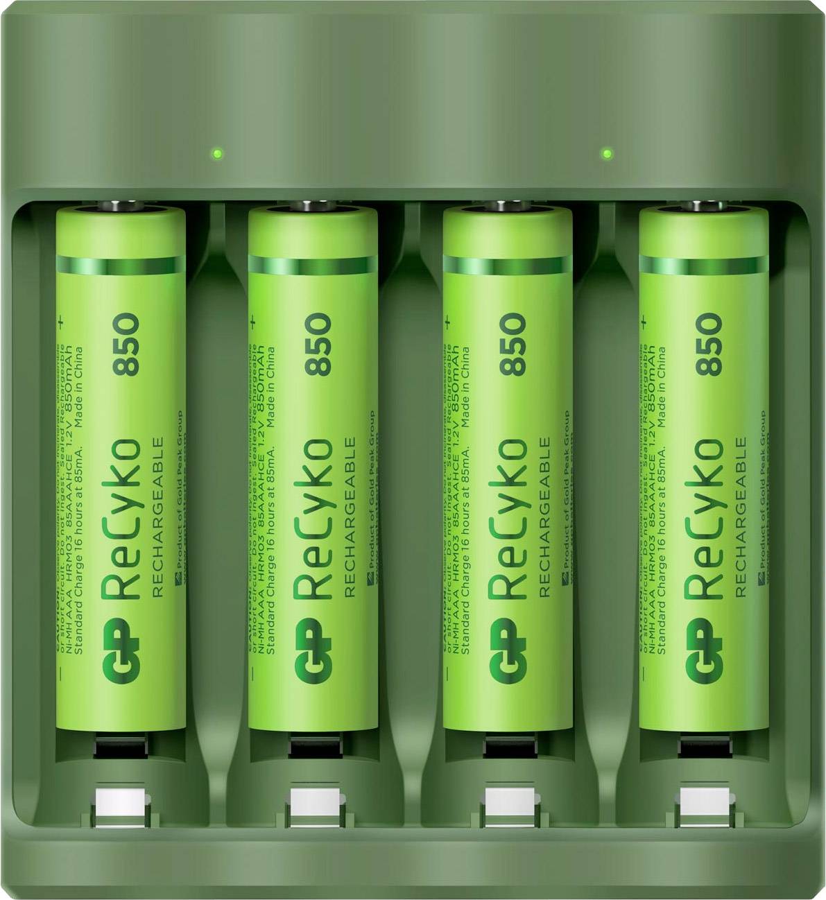 GP GPRCKCH421U349 Chargeur de piles rondes NiMH LR03 (AAA), LR6 (AA)-2