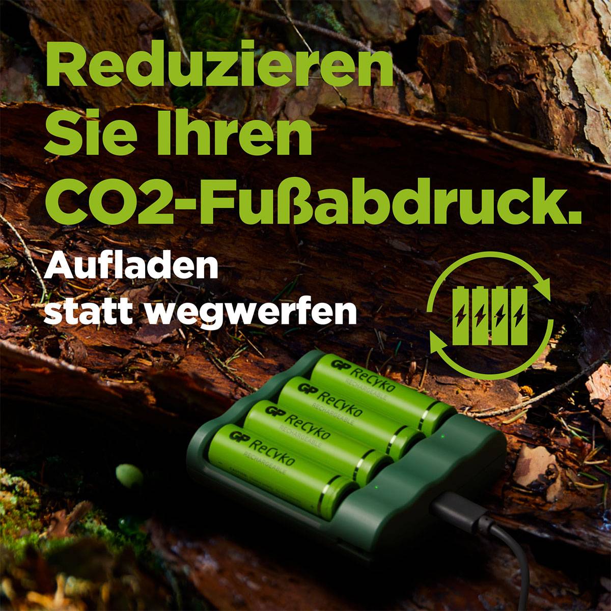 GP GPRCKCH421U370 Chargeur de piles rondes NiMH LR03 (AAA), LR6 (AA)-11