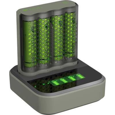 GP GPRCKCHM451D493 Chargeur de piles rondes NiMH LR03 (AAA), LR6 (AA)-0