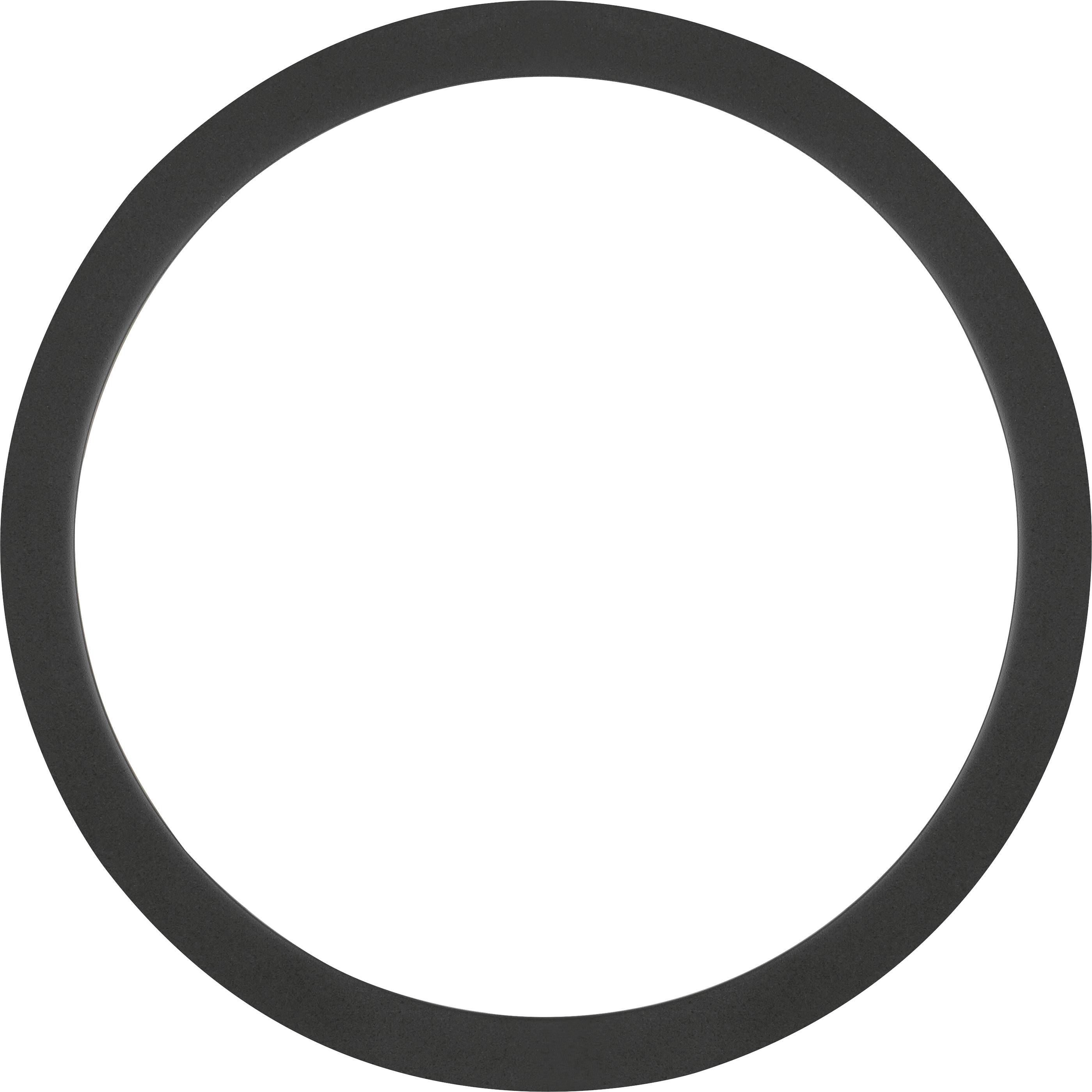 Cercle noir sur fond blanc.