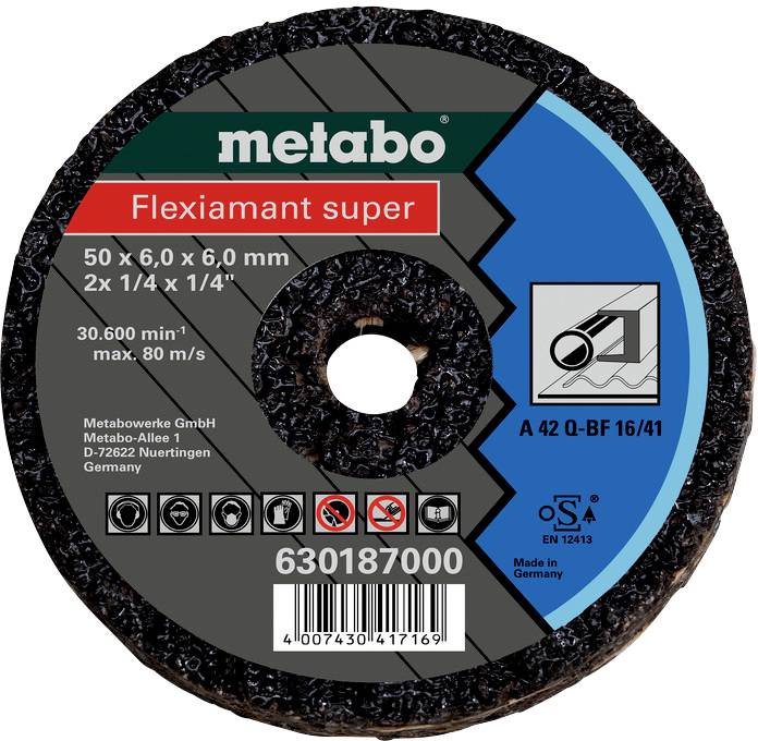 Meule à Ébarber Bosch 230mm Pour Métal - Grain A24P - Alésage 22.23mm - Pour Meuleuse D'Angle