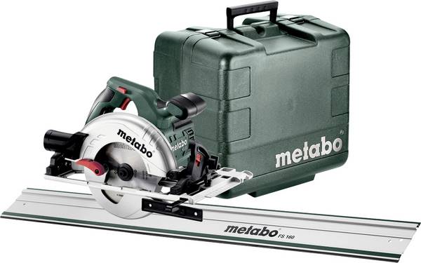 Metabo KS 55 FS Set Scie circulaire portative  Profondeur de coupe max. (90°) 55 mm   670 W
