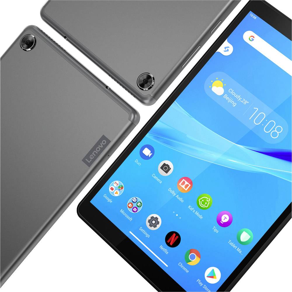 Tablette Android Lenovo Tab M8 HD (2e génération) LTE/4G, WiFi 32 GB gris fer 20.3 cm (8 pouces) 2.0 GHz MediaTek Androi-7