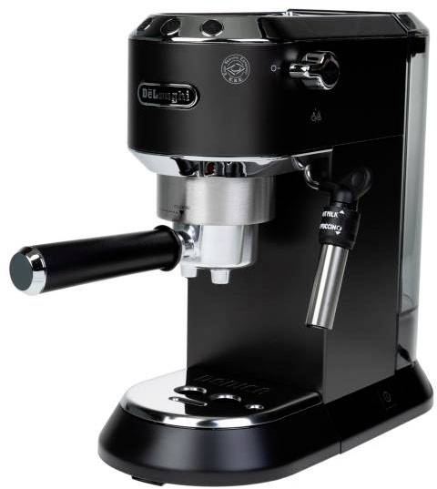 DeLonghi De'Longhi Siebträgermaschine Dedica EC 685.BK Schwarz Machine à expresso noir 1350 W compatible pad E.S.E, avec-0