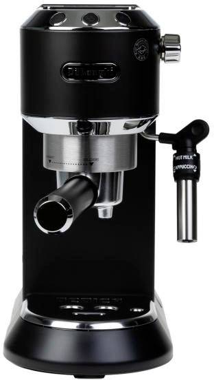 DeLonghi De'Longhi Siebträgermaschine Dedica EC 685.BK Schwarz Machine à expresso noir 1350 W compatible pad E.S.E, avec-2