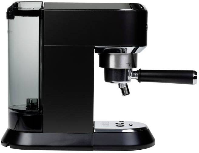 DeLonghi De'Longhi Siebträgermaschine Dedica EC 685.BK Schwarz Machine à expresso noir 1350 W compatible pad E.S.E, avec-4