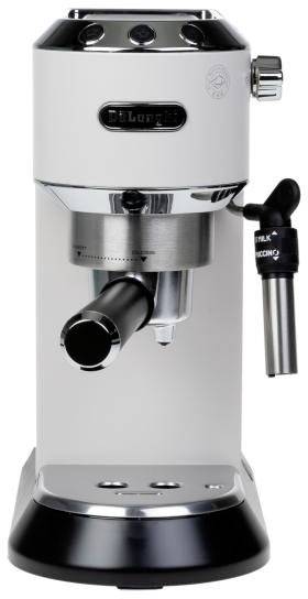 DeLonghi De'Longhi Siebträgermaschine Dedica EC 685.W Weiss Machine à expresso blanc 1350 W compatible pad E.S.E, avec e-7