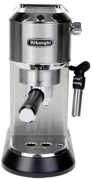 DeLonghi De'Longhi Siebträgermaschine Dedica EC 685.M Silber Machine à expresso argent 1350 W compatible pad E.S.E, avec-3