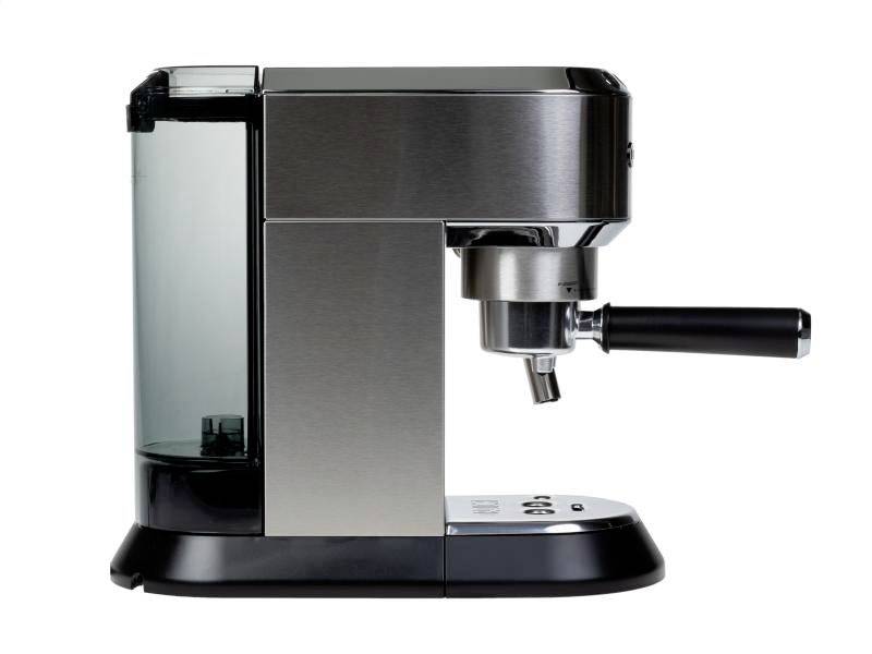 DeLonghi De'Longhi Siebträgermaschine Dedica EC 685.M Silber Machine à expresso argent 1350 W compatible pad E.S.E, avec-7