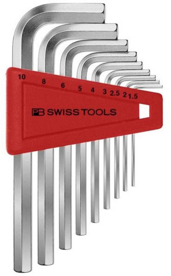 PB SwissTools PB Swisstools Winkelschlüssel-Set 1.5-10 mm  Jeu de clés mâles coudées 9 pièces 6 pans intérieurs