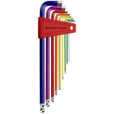 PB SwissTools PB Swisstools Winkelschlüssel-Set 1,5-10 mm Innensechskant Jeu de clés mâles coudées 9 pièces 6 pans inté