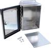 Hammond Electronics Boîtier mural 203 x 152 x 89 acier inoxydable acier inoxydable 1 pc(s)