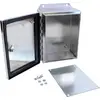 Hammond Electronics Boîtier mural 203 x 152 x 89 x 89 acier inoxydable acier inoxydable 1 pc(s) Piece