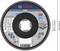 Disque de tronçonnage Bosch PRO, 125 mm de diamètre, adapté pour métal/INOX. Marquages : maximum 12 250 tr/min, vitesse maximale 80 m/s.