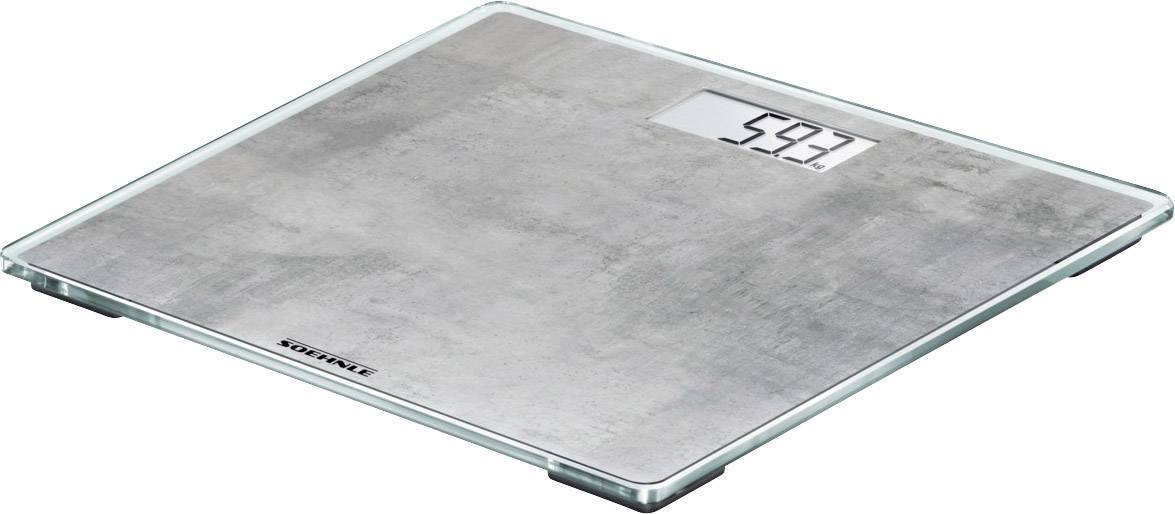 Balance électronique personnelle avec surface en verre, affichant '59,3' sur un écran numérique.