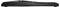 Vue latérale d'un clavier d'ordinateur noir avec des touches surélevées, mettant en évidence son design ergonomique.