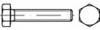 TOOLCRAFT TO-6861951 Vis hexagonale M10 55 mm 6 pans extérieurs DIN 961 acier 100 pc(s)