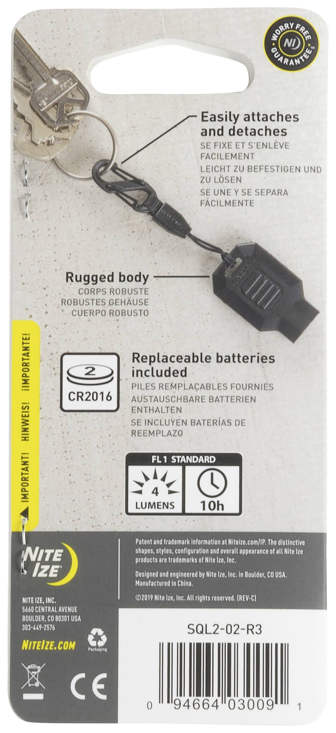 Lampe porte-clés NITE Ize Inova Squeeze LED à pile(s) 10 g-2