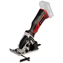 Einhell Power X-Change TE-CS 18/89 Li - Solo Mini-scie circulaire à main Profondeur de coupe max. (90°) 28 mm sans batte