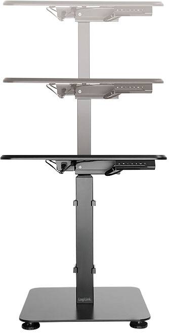 LogiLink Table haute EO0013 noir EO0013 couleur du dessus de table: noir réglage électrique en hauteur, ergonomique Haut-6