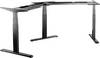 Plateforme de travail assis/debout LogiLink EO0017 Plage d'altitude: 62 à 1.28 m (l x P) 181.5 cm x 62 cm noir réglage électrique en hauteur, ergonomique