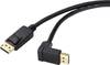 Câble de raccordement Renkforce DisplayPort Fiche mâle DisplayPort, Fiche mâle DisplayPort 1.00 m noir SP-9163728 contacts dorés Câble DisplayPort