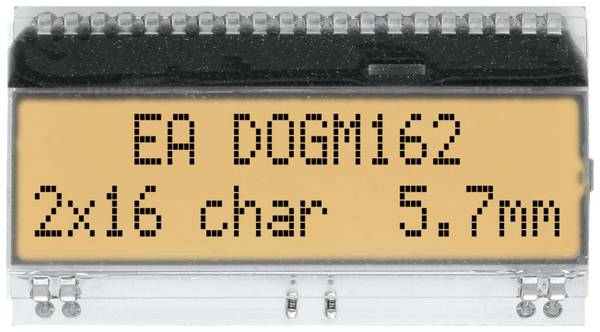 DISPLAY VISIONS Afficheur 7 segments blanc 5.57 mm 3.3 V, 5 V Nombre de chiffres: 2 EADOGM162W-A.