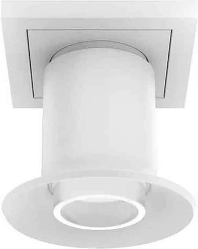 Brumberg 12703173 Plafonnier LED LED 8 W blanc