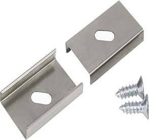 Brumberg 53001000 53001000 Set de fixation aluminium (L x l x H) 24 x 14 x 4 mm Piece 1 pc(s)