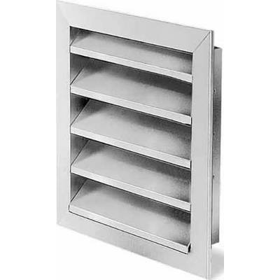 Une grille de ventilation rectangulaire à lamelles horizontales pour la circulation de l'air dans les espaces intérieurs.