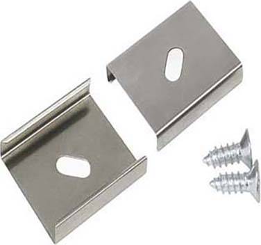 Brumberg 80451315 53003000 Befestigungs-Set Aluminium (L x B x H) 22 x 19 x 4 mm Piece 1 St.