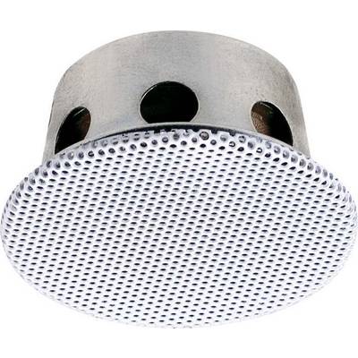 Un couvercle métallique rond percé de nombreux petits trous, probablement un élément de ventilation ou une partie d'un dispositif technique.