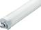 Un tube LED de conception cylindrique avec des éléments argentés et blancs, adapté à l'éclairage des espaces intérieurs.