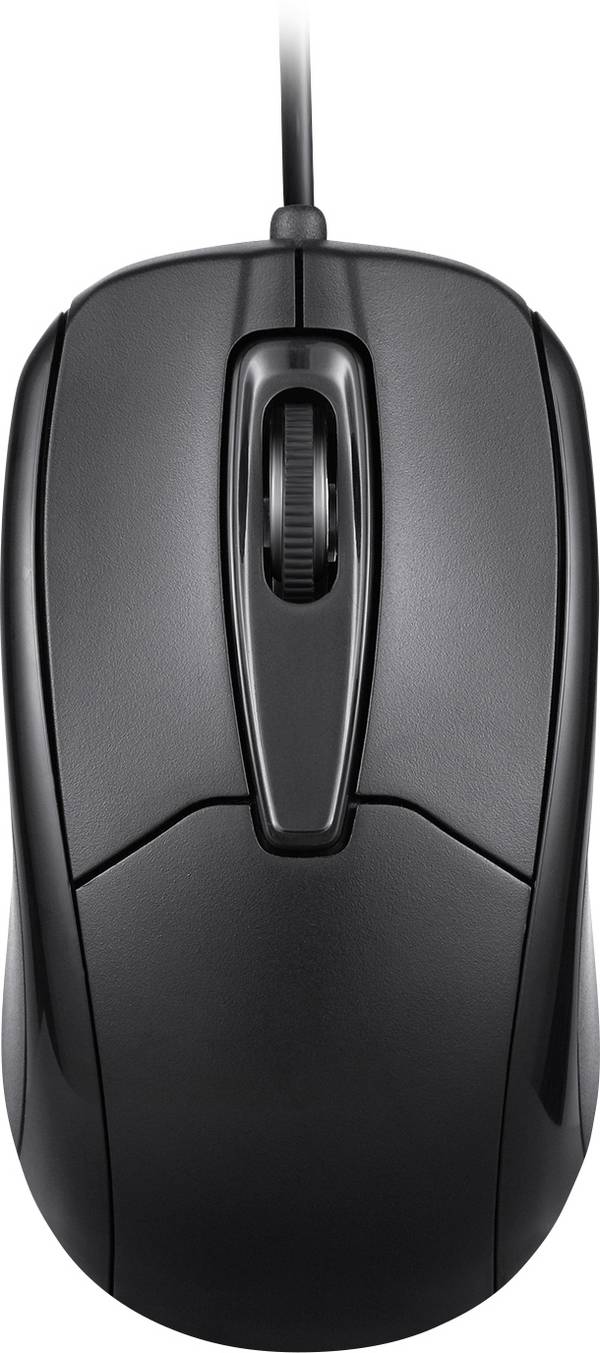 Perixx PERIMICE-209 P Black Souris filaire optique noir 3 Boutons 1000 dpi connexion PS2
