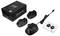 'Perimice-713', souris ergonomique avec deux repose-poignets amovibles, connexion USB, adaptée aux travaux nécessitant de la précision. Emballage et mode d'emploi inclus.