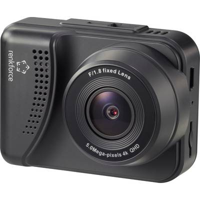 Caméra embarquée + GPS Renkforce RF-DHC-600 Angle de vue horizontal=140 °   Wi-Fi, caméra de recul, Enregistrement de bo