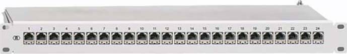 Rutenbeck PP-ClassEA iso-24/1U 24 ports Panneau de brassage 483 mm (19") CAT 5e 1 UH