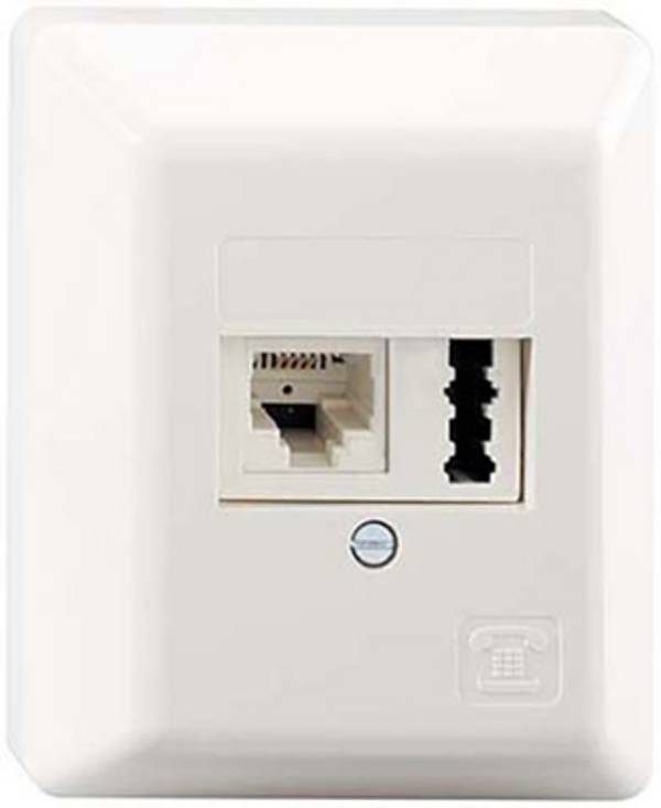 Rutenbeck IAE/UAE8(6)#13311101 Prise téléphone  à visser blanc pur