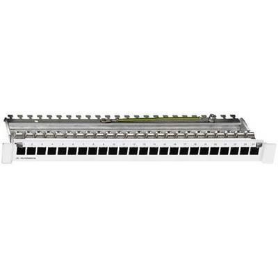 Barrette avec plusieurs bornes de connexion pour fils électriques, au-dessus de laquelle se trouve une barre de mise à la terre avec un câble de terre.
