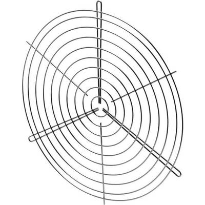 Une grille ronde en métal avec des cercles concentriques et des traverses en croix. Adaptée au refroidissement des produits de boulangerie.