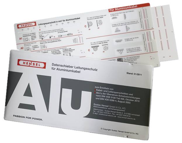 Emballage pour protection de câble avec l'inscription 'Curseur de protection de câble pour câbles en aluminium' et logo de marque.