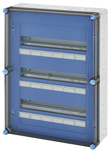 Hensel 20001415 Mi 1654 Coffret de distribution montage apparent (en saillie) Nombre de divisions = 54 Nbr de rangées = 3 Contenu 1 pc(s)