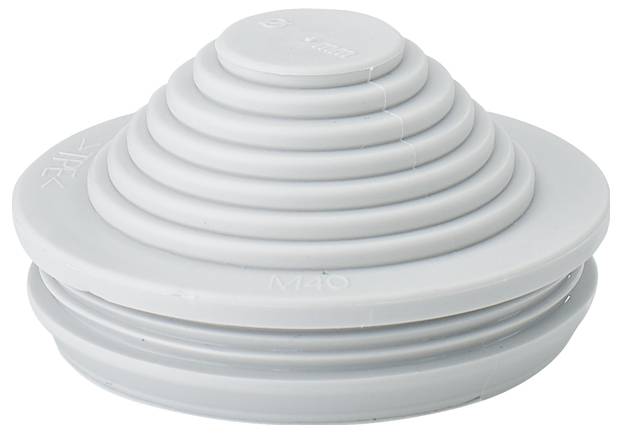 Hensel STM 40 Tubulure étagée Epaisseur de plaque (maxi) 4 mm gris clair 1 pc(s)